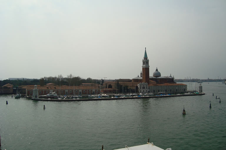 One of the yachtharbours of VENICE,  in the front of San Marco 